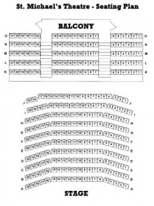 St. Michael's Theatre Seating Plan